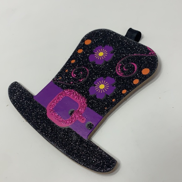 3.5” hat 🎩 Halloween ornament decoration glittery - Picture 5 of 14